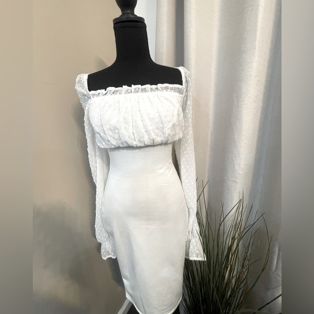 Never worn white dress!